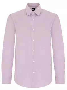 Рубашка Regular Fit хлопковая в клетку Boss