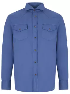 Рубашка Regular Fit хлопковая Brunello Cucinelli