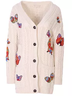 Шерстяной кардиган с вышивкой Valentino