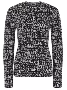 Джемпер с принтом Balenciaga