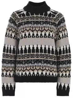 Свитер шерстяной с принтом Lorena Antoniazzi