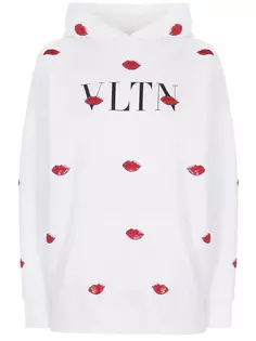 Худи хлопковое с вышивкой Valentino