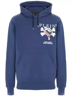 Худи-унисекс хлопковое с принтом Philipp Plein