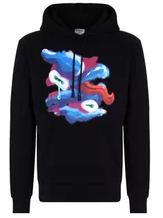 Худи хлопковое с принтом Marcelo Burlon