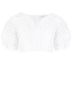 Топ хлопковый Carolina Herrera