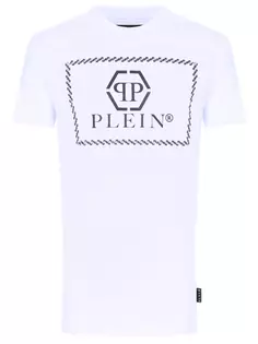 Футболка хлопковая с принтом Philipp Plein
