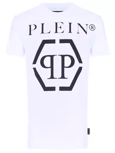 Футболка хлопковая с принтом Philipp Plein