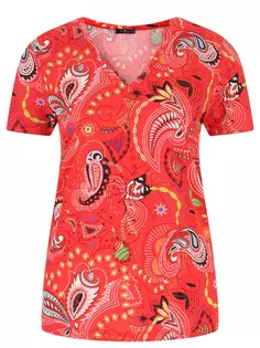 Футболка из вискозы с принтом Etro