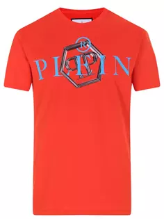 Футболка хлопковая с принтом Philipp Plein