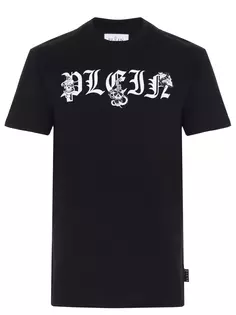 Футболка хлопковая с принтом Philipp Plein