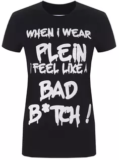 Футболка хлопковая с принтом Philipp Plein