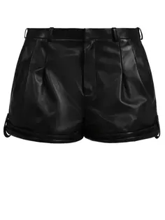 Кожаные шорты Saint Laurent