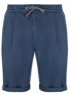 Шорты изо льна и хлопка Brunello Cucinelli