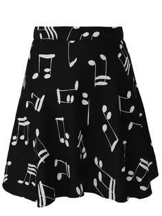 Мини-юбка с принтом Saint Laurent