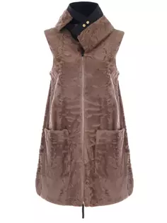 Жилет комбинированный из каракуля Marni