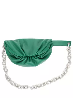 Сумка поясная кожаная Chain Pouch Bottega Veneta