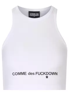 Топ с логотипом Comme DES Fuckdown
