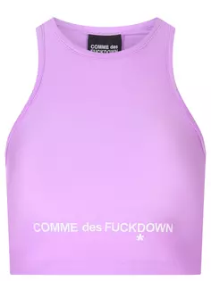 Топ с логотипом Comme DES Fuckdown