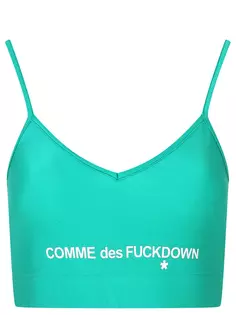 Топ с логотипом Comme DES Fuckdown