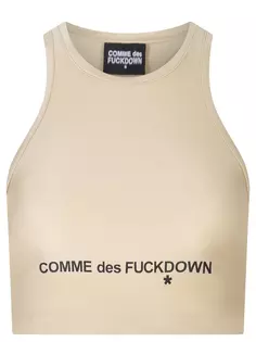 Топ с логотипом Comme DES Fuckdown