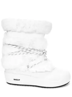 Сапоги кожаные на меху Bally