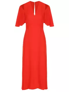 Платье из вискозы Victoria Beckham