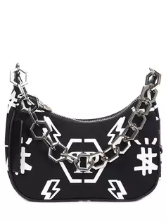 Сумка текстильная с принтом Philipp Plein