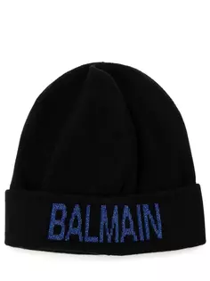Вязаная шапка из шерсти Balmain