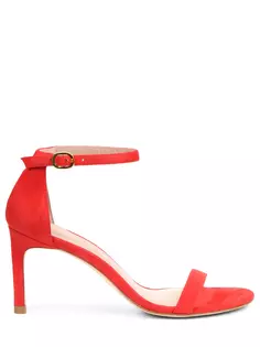 Босоножки замшевые Nunakedstraight Stuart Weitzman