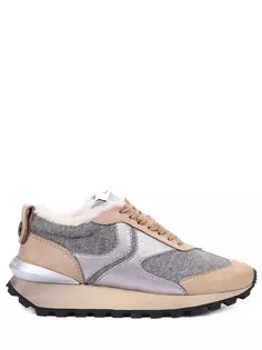Кроссовки комбинированные на меху Voile Blanche