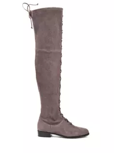 Замшевые ботфорты Stuart Weitzman