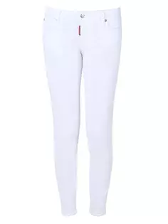 Джинсы белые зауженные Dsquared2