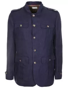 Куртка облегченная льняная Brunello Cucinelli