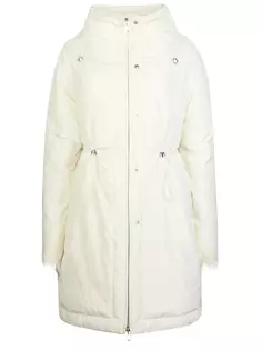 Пуховик с отделкой кружевом Ermanno Scervino