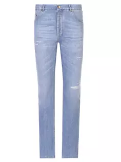 Джинсы хлопковые traditional fit Brunello Cucinelli