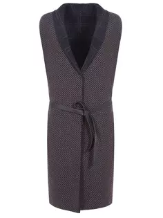 Кашемировый жилет с поясом Loro Piana