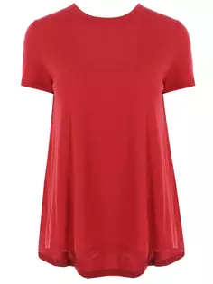 Расклешенная футболка из шерсти Brunello Cucinelli