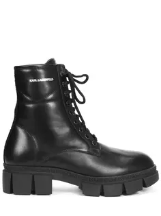 Ботинки кожаные Karl Lagerfeld