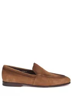 Лоферы замшевые Santoni