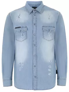 Рубашка Regular Fit джинсовая Philipp Plein