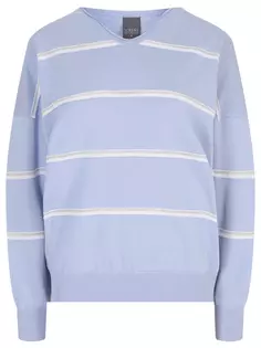 Пуловер хлопковый в полоску Lorena Antoniazzi
