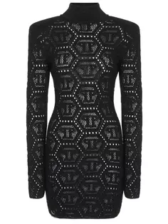 Платье с люрексом Philipp Plein