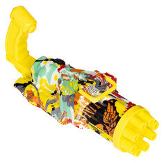 Мыльные пузыри Bondibon Пистолет-вентилятор для мыльных пузырей Наше Лето Мыльная пушка со светом