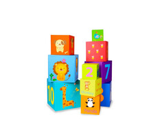 Развивающие игрушки Развивающая игрушка Classic World Кубики Животные и цифры