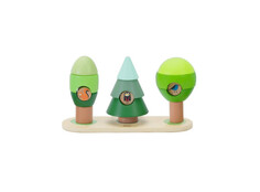Деревянные игрушки Деревянная игрушка Classic World пирамидка Лес