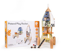 Деревянные игрушки Деревянная игрушка Classic World развивающая многофункциональная Ракета