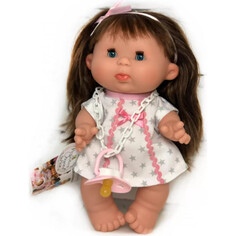 Куклы и одежда для кукол Nines Artesanals dOnil Пупс-мини Pepotes Special Funtastic с темными волосами 26 см