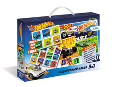 Настольные игры Origami Подарочный набор Hot Wheels 3 в 1