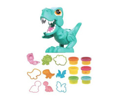 Тесто для лепки On Time Набор для лепки Динозавр тесто 6 цветов пластиковый динозавр 9 формочек