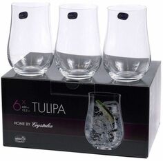 Набор стаканов TULIPA 6шт 450мл Crystalex